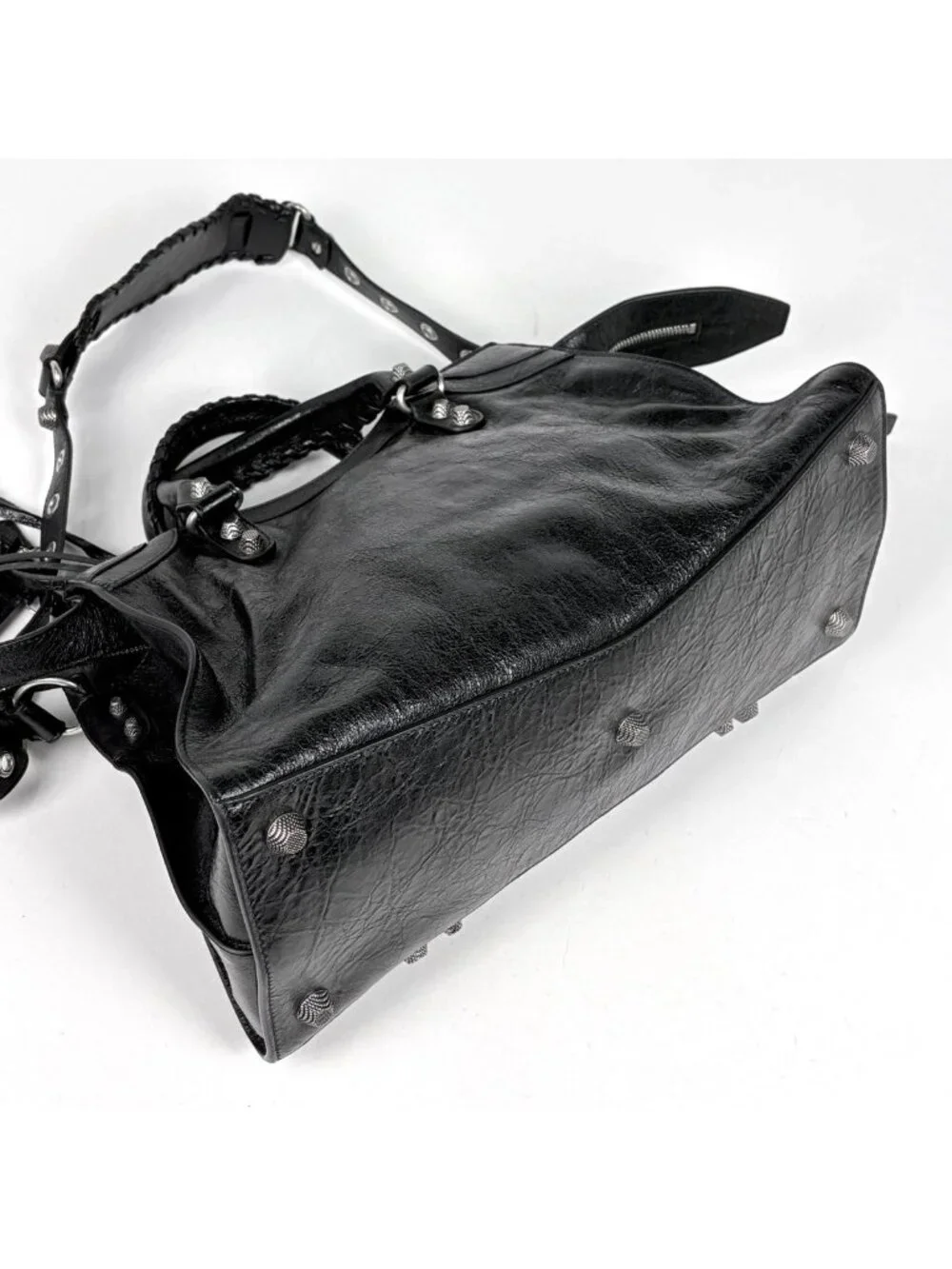 Balenciaga Neo Kago le City Handbag 2-Way Leather Black